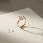 1.70CTW Oval Hartwell Lab Grown Diamond Three Stone Ring For Her