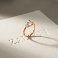 1.70CTW Oval Hartwell Lab Grown Diamond Three Stone Ring For Her