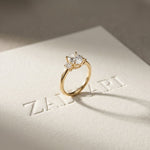 1.70CTW Oval Hartwell Lab Grown Diamond Three Stone Ring For Her