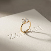 1.70CTW Oval Hartwell Lab Grown Diamond Three Stone Ring For Her