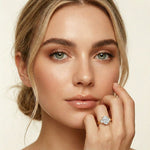 1.70CTW Oval Hartwell Lab Grown Diamond Three Stone Ring For Her