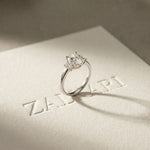 1.70CTW Oval Hartwell Lab Grown Diamond Three Stone Ring For Her