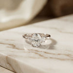 1.70CTW Oval Hartwell Lab Grown Diamond Three Stone Ring For Her