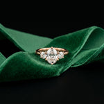 Oval Rosalyn Lab Grown Diamond Three Stone Ring 1.70CTW