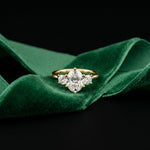 Oval Rosalyn Lab Grown Diamond Three Stone Ring 1.70CTW