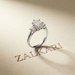 Oval Rosalyn Lab Grown Diamond Three Stone Ring 1.70CTW
