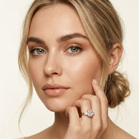 Radiant Cut Lab Grown Diamond Three Stone Ring 1.70CTW
