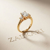 Radiant Cut Lab Grown Diamond Three Stone Ring 1.70CTW