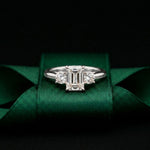 Radiant Cut Lab Grown Diamond Three Stone Ring 1.70CTW