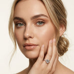 2.50CTW Emerald Cut Solenne Lab Grown Diamond Three Stone Ring For Her