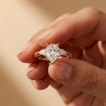 2.50CTW Marea Lab Grown Diamond Three Stone Ring For Her