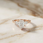 2.50CTW Marea Lab Grown Diamond Three Stone Ring For Her
