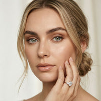 2.50CTW Oval Soleia Lab Grown Diamond Three Stone Ring For Her
