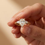 2.50CTW Marea Lab Grown Diamond Three Stone Ring For Her