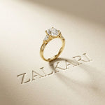 2.50CTW Marea Lab Grown Diamond Three Stone Ring For Her