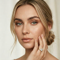 2.50CTW Oval Soleia Lab Grown Diamond Three Stone Ring For Her