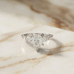 2.50CTW Marea Lab Grown Diamond Three Stone Ring For Her