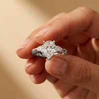 2.50CTW Marea Lab Grown Diamond Three Stone Ring For Her
