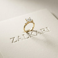 2.50CTW Princess Sorella Lab Grown Diamond Three Stone Ring