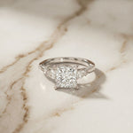 2.50CTW Princess Sorella Lab Grown Diamond Three Stone Ring