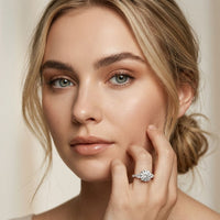 2.50CTW Round Aveline Lab Grown Diamond Three Stone Ring white
