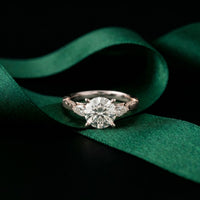 2.50CTW Round Aveline Lab Grown Diamond Three Stone Ring white
