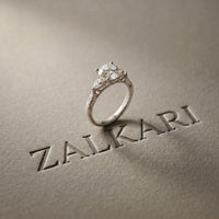 2.50CTW Round Aveline Lab Grown Diamond Three Stone Ring white