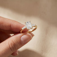 1.90CTW Suncrest Lab Grown Diamond Three Stone Ring For Her