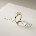 1.90CTW Suncrest Lab Grown Diamond Three Stone Ring For Her