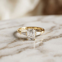1.90CTW Suncrest Lab Grown Diamond Three Stone Ring For Her