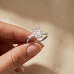1.90CTW Suncrest Lab Grown Diamond Three Stone Ring For Her