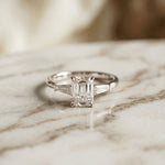 1.90CTW Suncrest Lab Grown Diamond Three Stone Ring For Her