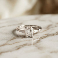 1.90CTW Suncrest Lab Grown Diamond Three Stone Ring For Her