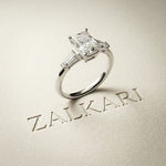 1.90CTW Sundrift Lab Grown Diamond Three Stone Ring For Her
