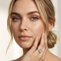 1.90CTW Sundrift Lab Grown Diamond Three Stone Ring For Her