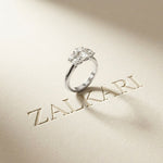 1.80CTW Oval Cut Three Stone Lab Grown Diamond Engagement Ring For Women White
