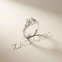 2.30CTW Round Cut Nature Inspired Lab Grown Diamond Engagement Ring For Women White