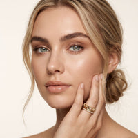 1CTW Round Cut Crown Stackable Diamond Wedding Band For Women Gold