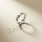 0.20CTW Round Cut Modern Link Lab Grown Diamond Wedding Band For Women White