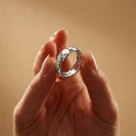 0.20CTW Round Cut Modern Link Lab Grown Diamond Wedding Band For Women White