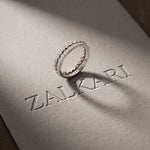 0.70CTW Round Cut Nature-Inspired Eternity Lab Grown Band For Women white