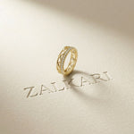0.40CTW Round Cut Full Eternity Lab Grown Diamond Band Ring For Women Gold