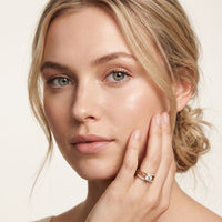 1.05CTW Round Cut Lab Grown Diamond Split Shank Solitaire Ring for Women Gold