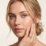 1.05CTW Round Cut Lab Grown Diamond Split Shank Solitaire Ring for Women White