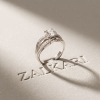 1.05CTW Round Cut Lab Grown Diamond Split Shank Solitaire Ring for Women White