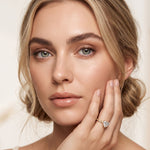 1.30CTW Heart Cut Lab Grown Diamond Twisted Rope Style Ring for Women Gold