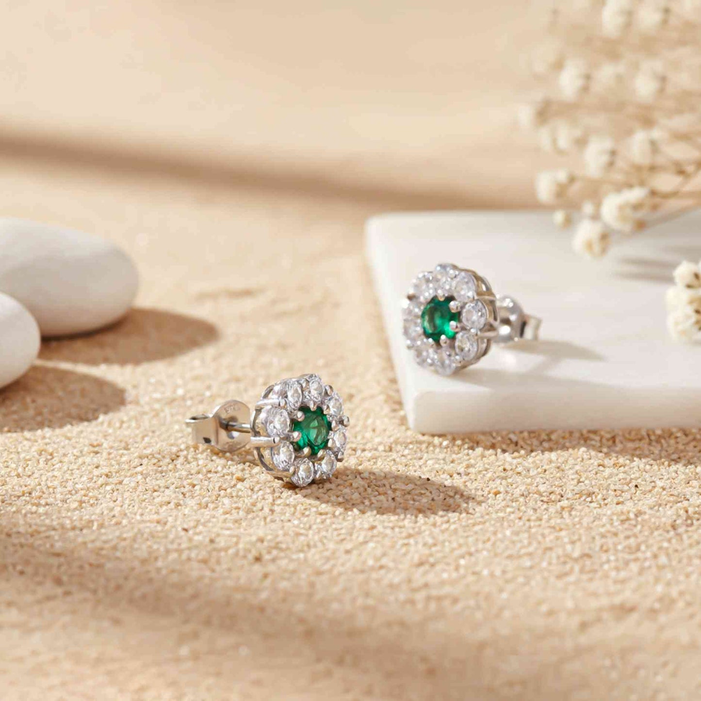 925 Sterling Silver Blooming Studs Earring