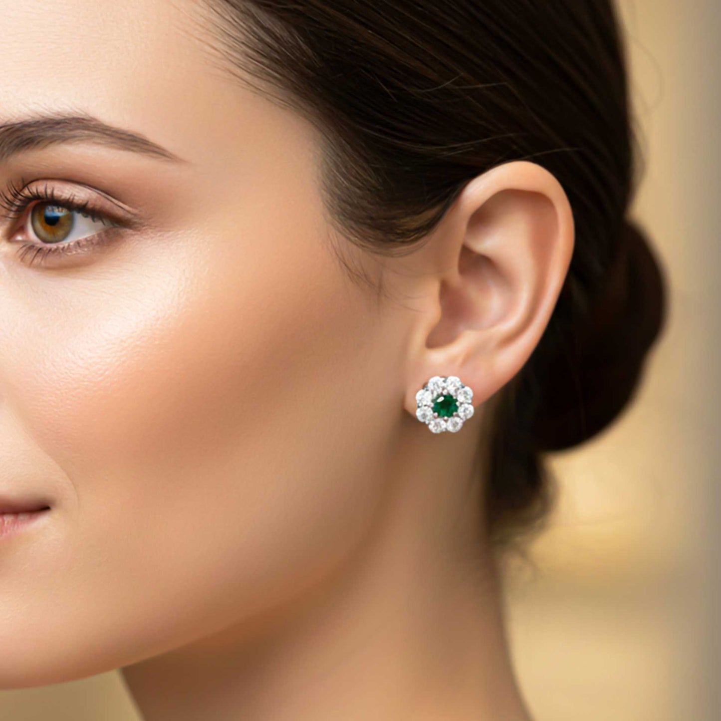 925 Sterling Silver Blooming Studs Earring
