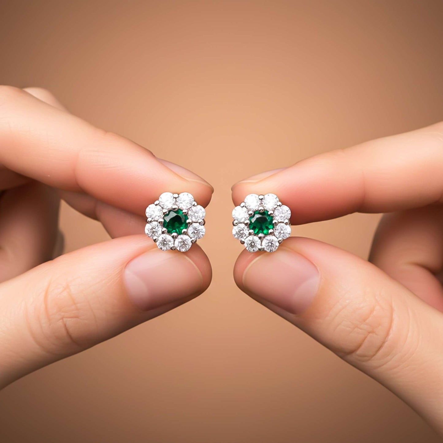 925 Sterling Silver Blooming Studs Earring