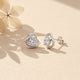 925 Sterling Silver Flower Grace Stud Earrings Gold Vermeil (2.5 Micron)